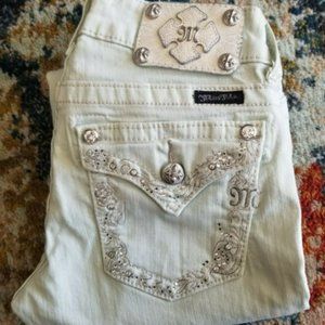 Miss Me Women's Light Wash Skinny Jeans 26x30.5